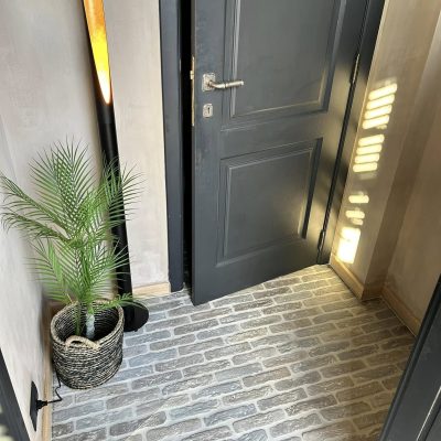 Tegelwerken voor entrees in Waasmunster